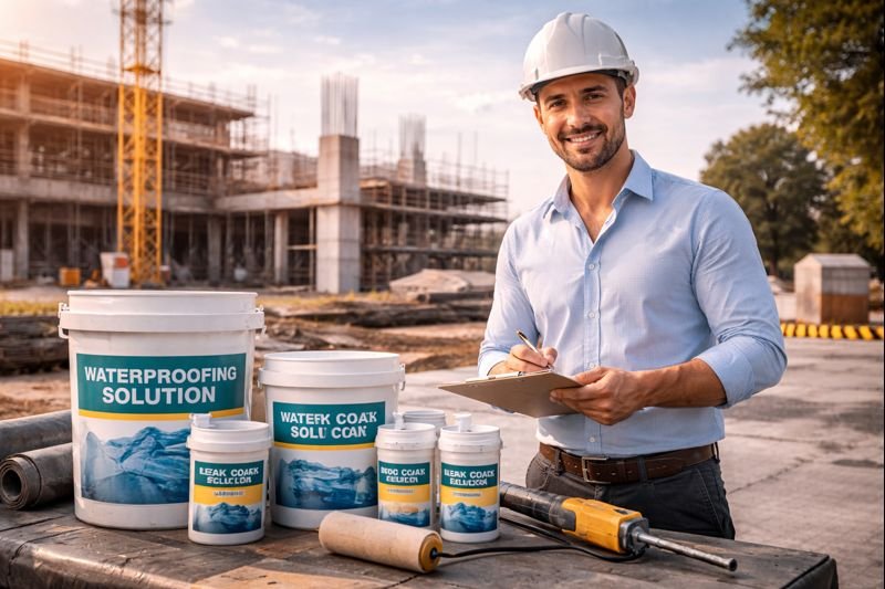 Waterproofing chemicals supplier in Pune for terrace, wall and bathroom leakage solutions