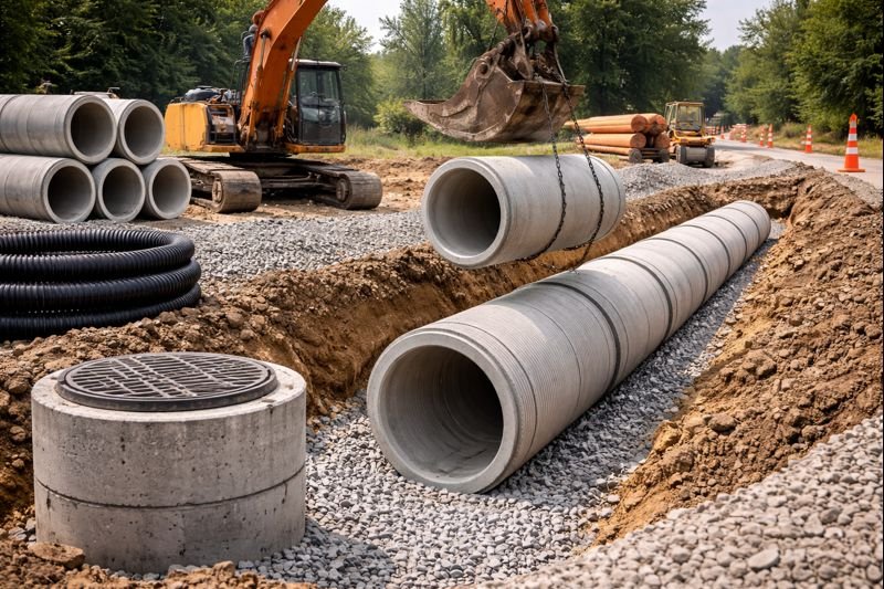 Aggregates for drainage and infrastructure projects