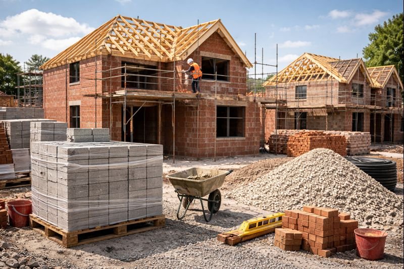 Aggregates for residential house construction