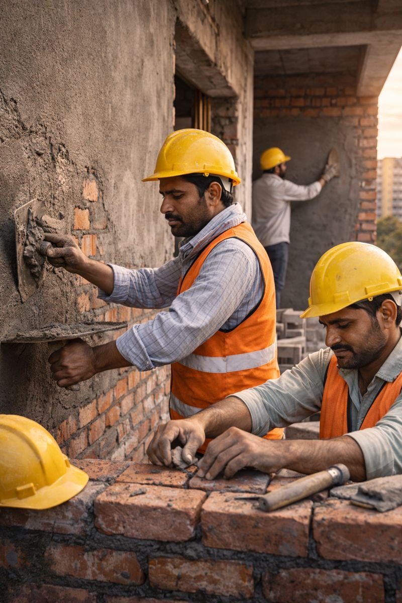 Cement for plastering and brickwork applications