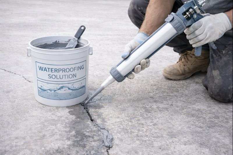 Crack sealing and leakage repair waterproofing solutions
